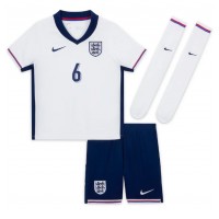 Camisa de time de futebol Inglaterra Marc Guehi #6 Replicas 1º Equipamento Infantil Europeu 2024 Manga Curta (+ Calças curtas)